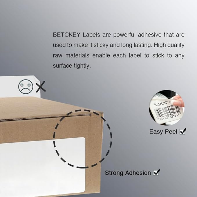 BETCKEY - 4" x 3" Shipping & Multipurpose Labels Compatible - Image 4