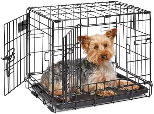 Midwest 18-Inch Double Door iCrate, for Tiny Breeds, Up to 10 lbs by MidWestHomesForPets