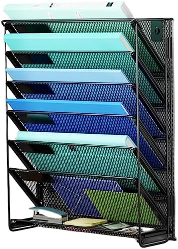 Kuntine.B Wall File Organizer Office Hanging Magazine Holder Wall File Organizer for Office Home by KuntineB