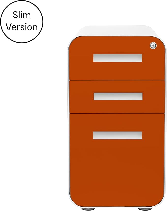 Laura Davidson Furniture Stockpile Slim 3-Drawer Mobile File Cabinet - Image 5