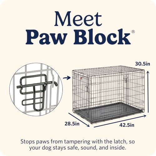LifeStages by MidWest 42-Inch Double Door Crate, Large Breeds, 71-90 lbs - Image 4