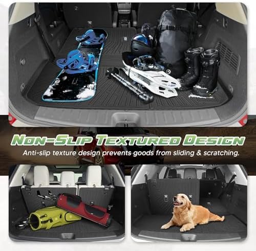 Cartist Cargo Mat & Backrest Mat Fits for Nissan Pathfinder 2022 2023 2024 2025 2026(7/8 Seats) All Weather TPE Trunk mat for Pathfinder Car Accessories for Pathfinder 2022-2026 - Image 5