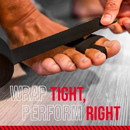 Ringside 1” Athletic Trainers Tape, 3 Rolls, Adhesive Cotton, Black - Image 6