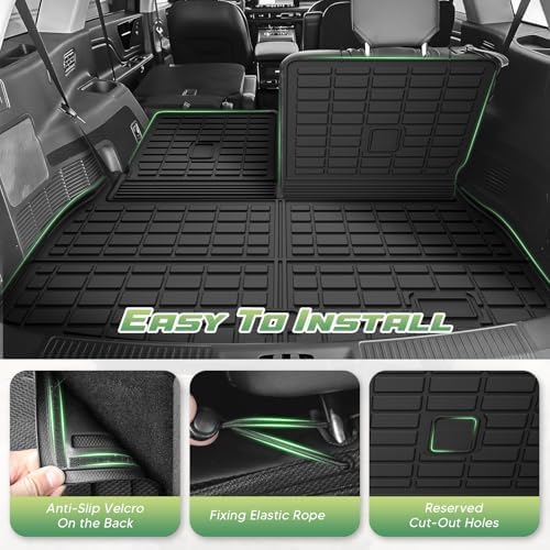 Cargo Liner for Lincoln Aviator 2020-2025 2026, All Weather Cargo Mats for Aviator Accessories, Heavy Duty TPE Trunk Mat, Car Accessories - Image 3