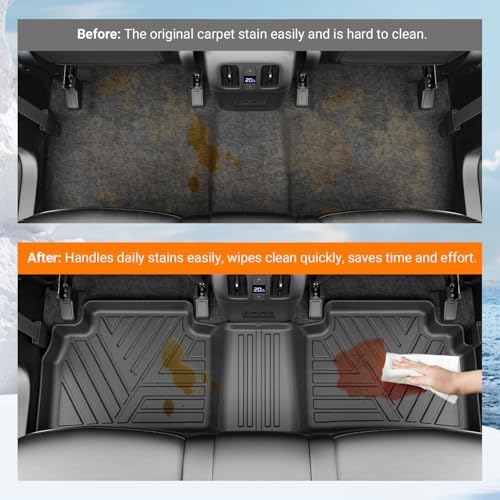 powoq Floor Mats Cargo Mat Compatible with 2022 2023 2024 2025 2026 Tucson - Image 3