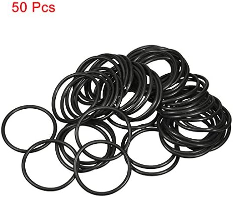 uxcell 50pcs 28x24x2mm Nitrile Rubber O-Rings Metric Sealing Gasket - Image 2