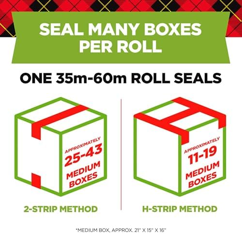 Scotch Sure Start Packing Tape Clear | Quiet Unwind | Easy Start Technology | 1.88 in x 25 yd | 6 Rolls, Pack of 6 - Image 4