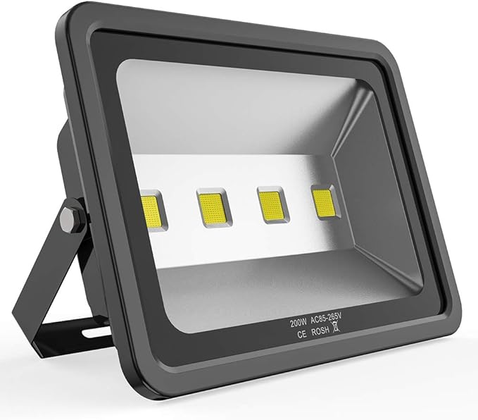 200W LED Flood Lights 6000K Daylight White Lighting Fixtures Super Bright by SOUTHLEVY