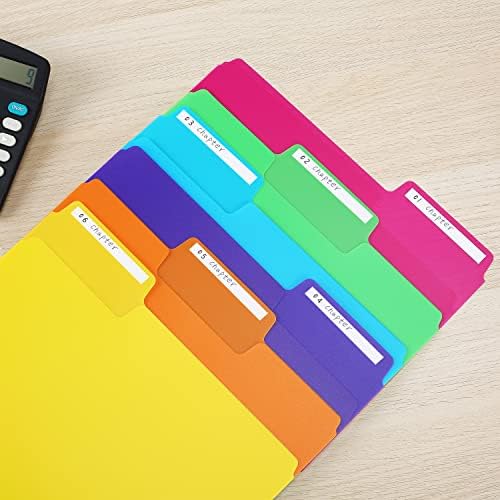 Mr. Pen- File Folders, 1/3 Cut Tab, 6 Pack, Assorted Colors, Letter Size - Image 6