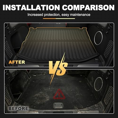 All Weather TPE Floor Mats & Cargo Liner & Seat Back Cover Full Set for 2011-2021 Jeep Grand Cherokee 5-Passenger (Exclude L/2022 WL Models) Waterproof Anti-Slip Car Accessories - Image 2