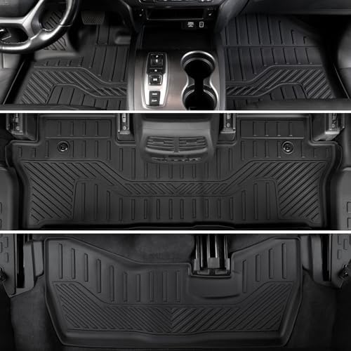 Floor Mats for 2022-2016 Honda Pilot 8-Seat Accessories - Image 4