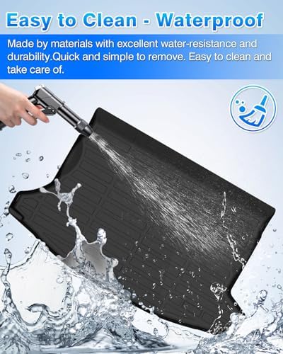 Cartist Cargo Liner Fits for 2018-2023 Crosstrek & 2017-2023 Impreza (Not fit Crosstrek Hybrid Models) Accessories All Weather Trunk Mat for Crosstrek Carpet Protection TPE Heavy Duty - Image 4