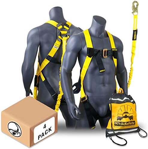 KwikSafety SCORPION Safety Harness ANSI OSHA Fall Protection Gear by KwikSafety