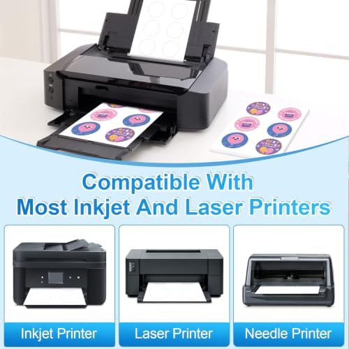 3" Round Labels, Printable for Laser & Inkjet, 180 Labels - Image 3