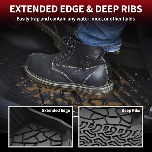 LASFIT Floor Mats for Ford Bronco Sport 2021-2025 2026 with a Carpet Floor - Image 2