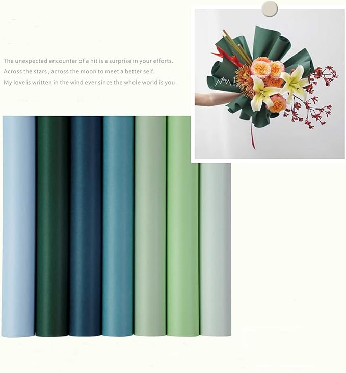 Korean Style Flower Wrapping Kraft Paper Roll Floral Wraps Bouquet Wrap Florist - Image 4