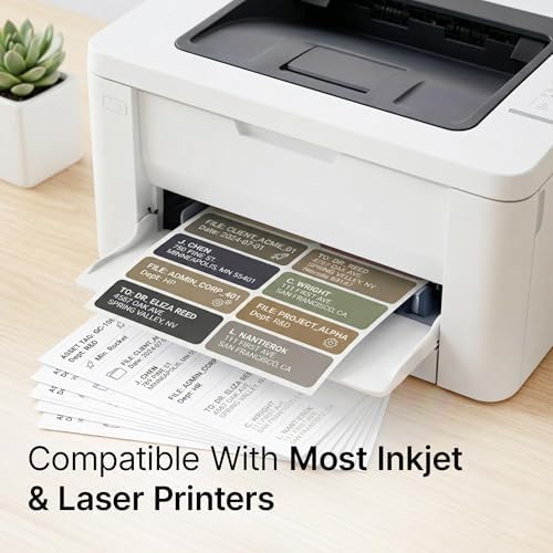 4" X 1.33" Matte White Printable Address Labels (500 Sheets, 7000 Stickers) - Image 3