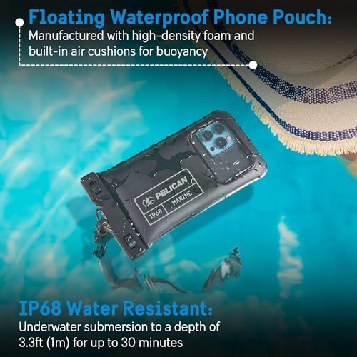 Pelican 4 Pack Marine Waterproof Phone Pouch (Regular) - Stealth Black - Image 2