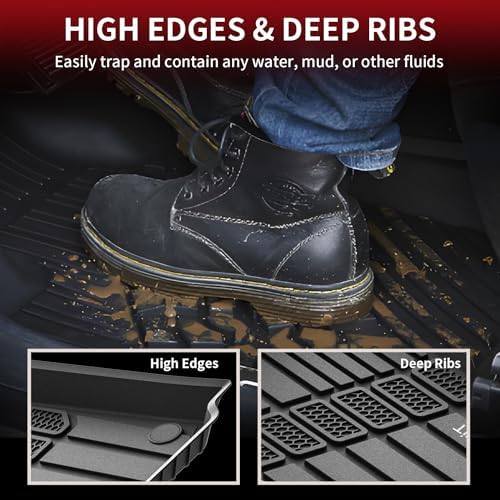 LASFIT Floor Mats for Jeep Grand Cherokee L 2021-2025 2026 6 Passengers - Image 3