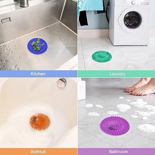 Gotega Hair Catcher Shower Drain with Iron for Bathroom Bathtub Tub Shower - Image 4