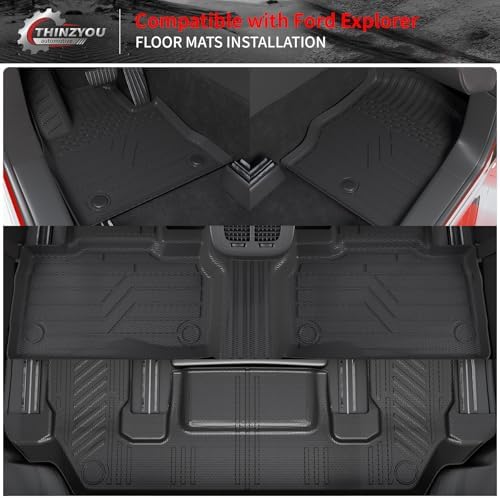 Floor Mats Set for 2020-2026 Ford Explorer 6 Seat - Image 3