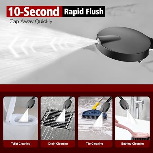 SUMERAIN Matte Black Shower System with High Flow Tub Spout - Image 7