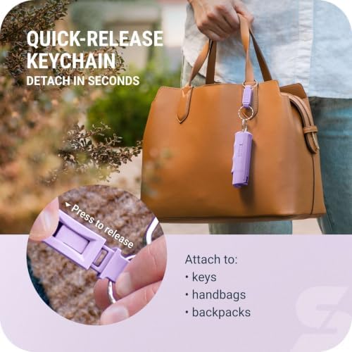 Sabre Pepper Spray with Quick Release Keychain for Self Defense – Maximum Police Strength OC Spray with UV Marking Dye, Twist Lock Safety, Finger Grip, 10‑Second Spray, 14‑ft Range, Made in USA - Image 5