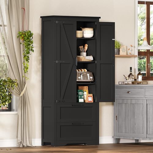 TEENFON Storage Cabinet with Doors & Adjustable Shelf - Image 6