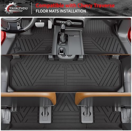 Floor Mats for 2018-2023 Chevrolet Traverse 7 Seat - Image 2
