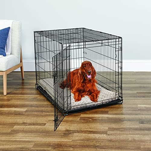 New World by Midwest 42-Inch Single Door Crate, for Large Breeds, 71-90 lbs - Image 2