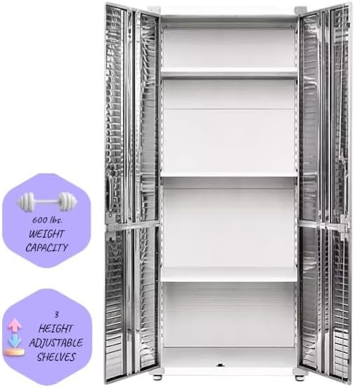 Heavy Duty Storage Solid Stainless Steel Cabinet - Image 4