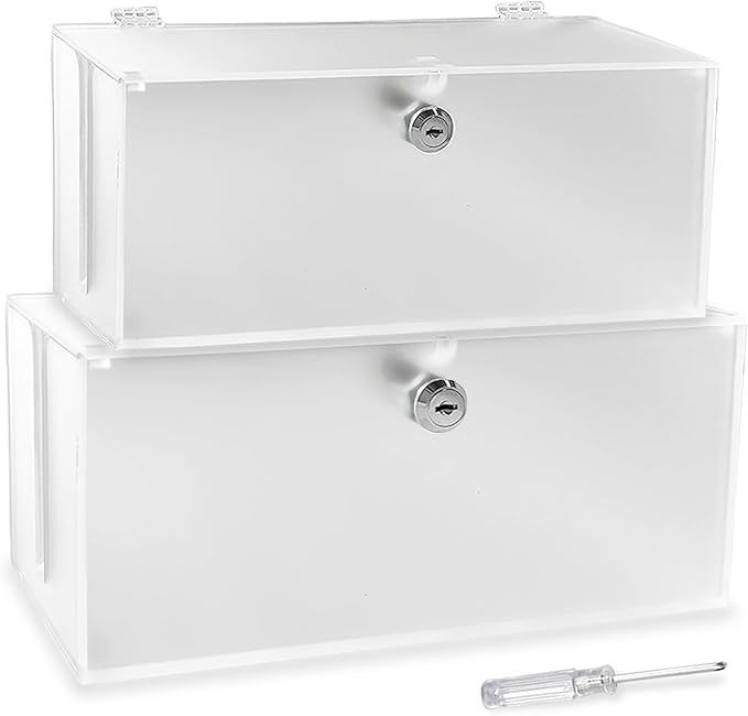 Cable Management Box with Lock, Cable Organizer Box & Power Strip Cover by Lifeneedssparkstofly
