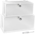 Cable Management Box with Lock, Cable Organizer Box & Power Strip Cover by Lifeneedssparkstofly