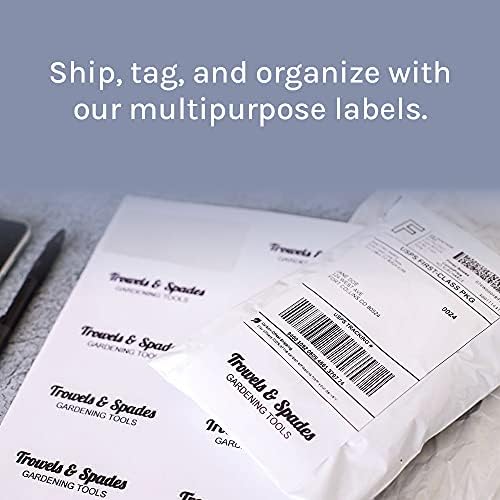 Premium Label Supply White Sticker Address Labels – 2" x 4" – Laser/Inkjet Compatible – (10 per Sheet), 100 Sheets – 1,000 Total Adhesive Labels - Image 5