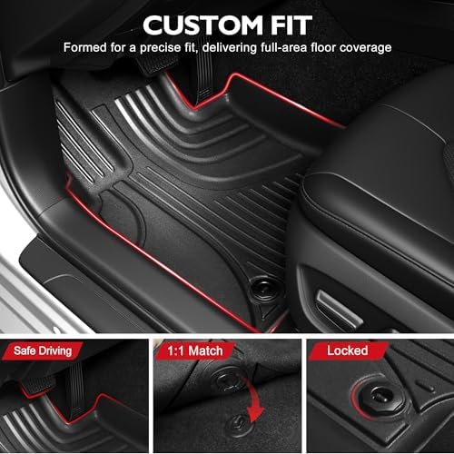 Floor Mats for Toyota Camry FWD 2018-2024 (Not for AWD/Hybrid) - Image 4