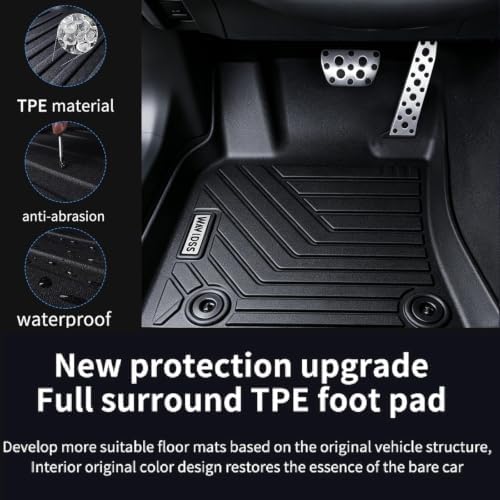 Floor Mats for Volkswagen Taos 2022 2023 2024 2025 2026(Fit FWD and AWD) - Image 2