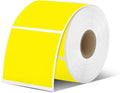 iEager Yellow Square Thermal Label Stickers, 500 Sheets/Roll by iEager