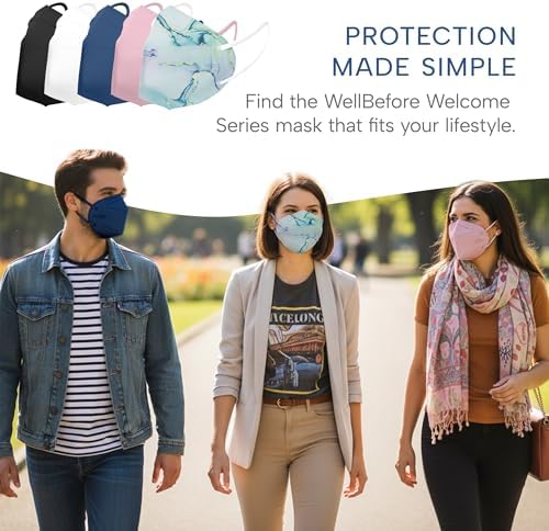 Well Before Welcome Series KN95 Face Mask, Regular, Pack of 50 - Image 7