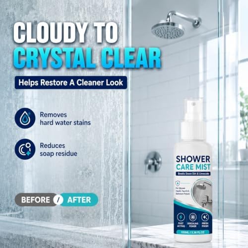 Fast-Acting Shower Limescale Remover Spray, 3PCS - Image 3