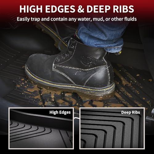 LASFIT Floor Mats for Honda Accord Sedan 2026 2025 2024 2023 Gas & Hybrid - Image 4