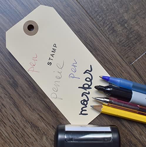 Premium Hang Tags with String - Box of 100 Tags #5-4.75” x 2.375" - String Tags for Labeling with Reinforced Eyelet and String Attached - Image 4