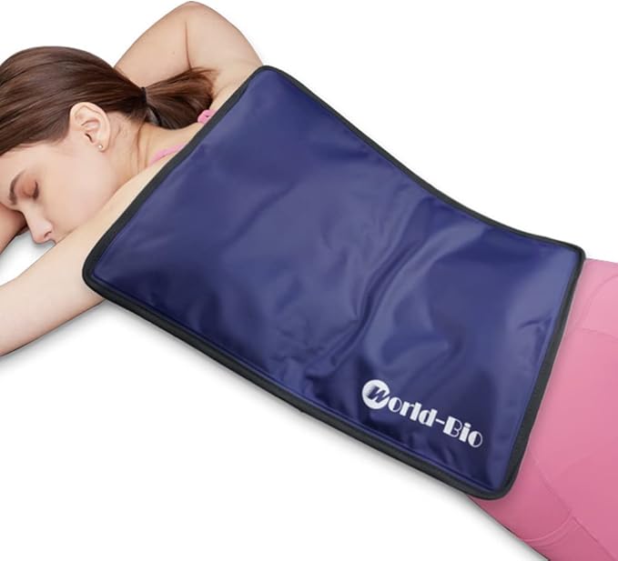 Extra Large Ice Pack for Injuries Reusable, Full Back Ice Pack Large Gel Ice by WORLD-BIO