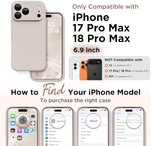 GolbinBox Magnetic for iPhone 18 Pro Max Case/17 Pro Max Case, Stone - Image 2