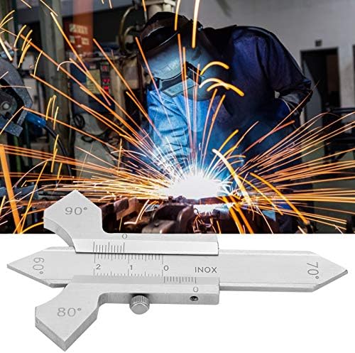 Weld Stitch Gauge, Stainless Steel Welding Measurement Tool for Fillet Weld Inspection and Stitch Angle Measurement, Ideal for Professional Welders and Metal Fabricators - Image 6