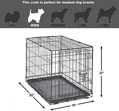 New World by Midwest 30-Inch Single Door Crate, Medium Breeds, 21-40 lbs - Image 7