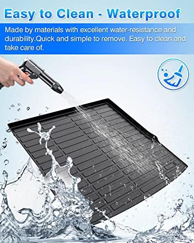Cartist Cargo Liner Custom Fit for for Mazda CX-50 2023 2024 Accessories All Weather Rear Trunk Mat High Side Waterproof TPE Black - Image 4