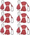 KOKKOYA 15ft Rope Ratchet Tie Downs Reflective Paracord Rollers 1/8in 6 Pcs by KOKKOYA