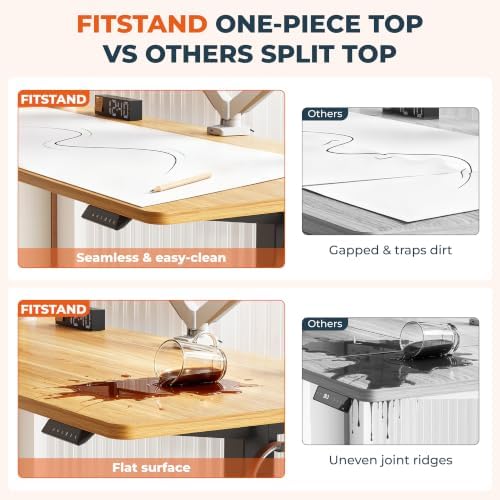 40x 24''One-piece Standing Desk Adjustable for Home Office - Image 5