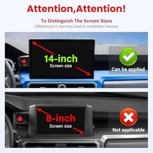 Car Phone Holder Fit for Toyota Tacoma 2024 2025 2026 W/Dash Tray Storge Box Organizer, Cell Phone Mount for Tacoma Accessories 14 inch Touch Screen 360 Degree Rotation (Not Fit 8 inch) - Image 3