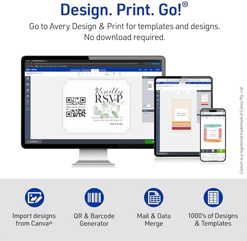 Avery® Removable Print or Write Color Coding Labels, 1 x 3 Inches, 200 Labels (5481) - Image 6